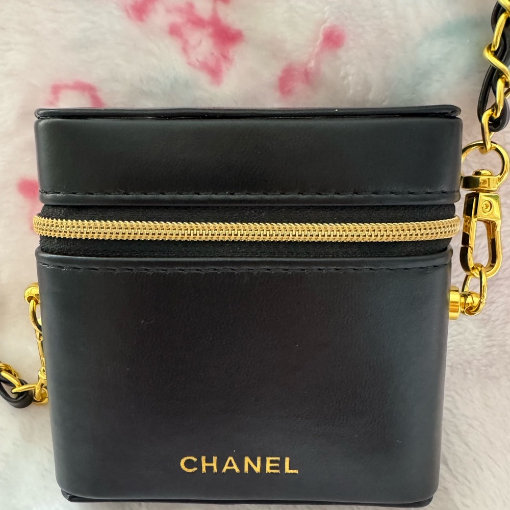 Chanel GWP mini Black and Gold Chain Crossbody Bag